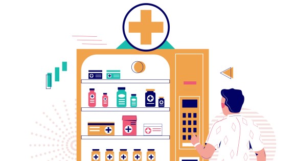 OTC Medicine Vending Machine Graphic