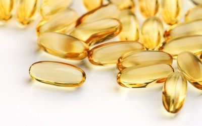 Fish Oil Capsules on white background Fish Oil Capsules on white background