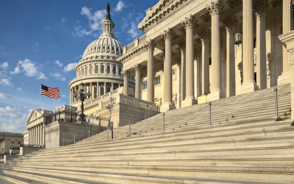 U.S. Capitol East Facade in the morning